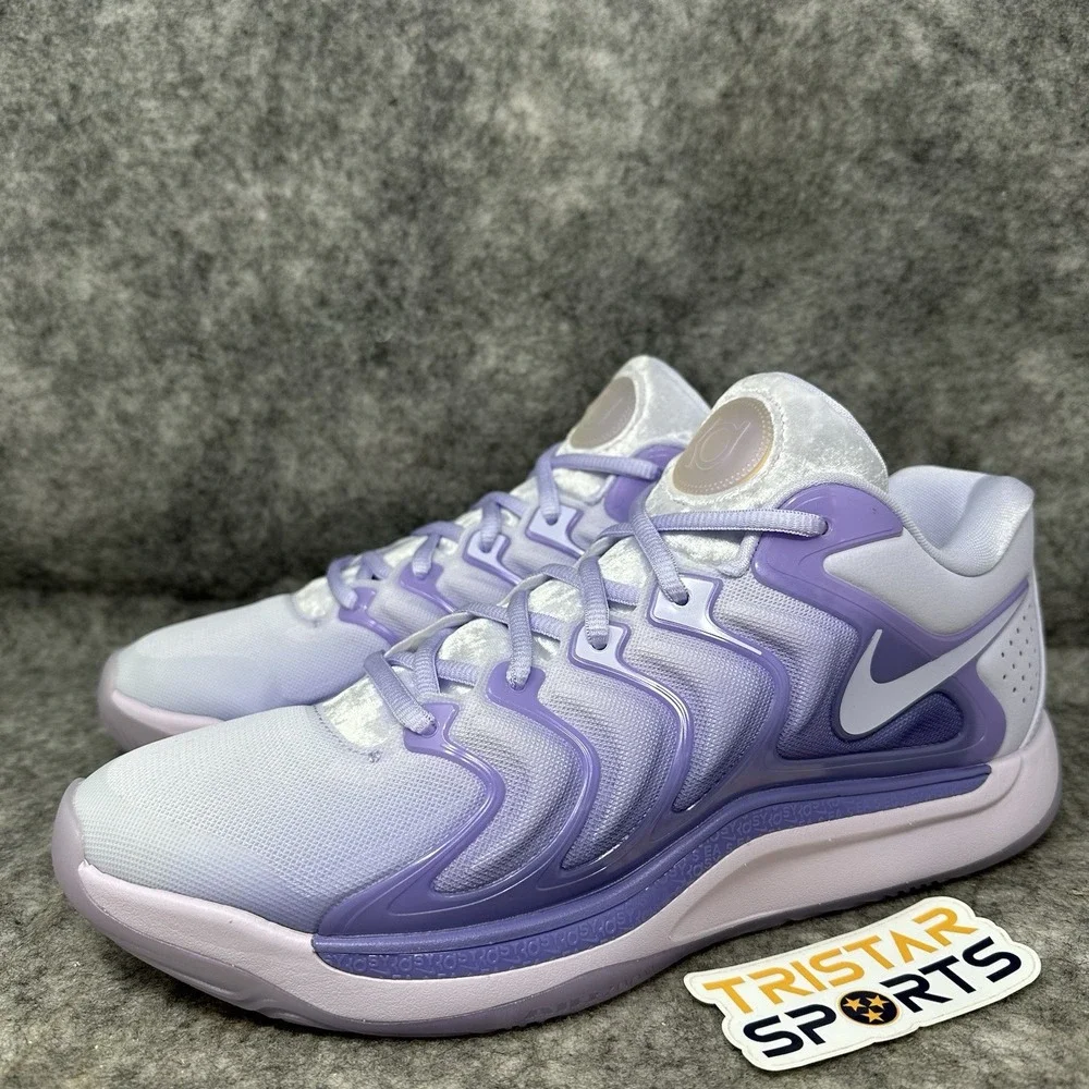 Nike KD 17 B.A.D Basketball Shoes Mens Sz 13 Dusty Amethyst Purple FJ9487-500